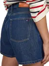 Tommy Hilfiger DNM MINI SHORT HW AC, 1A4 Mavi Kadın Şort