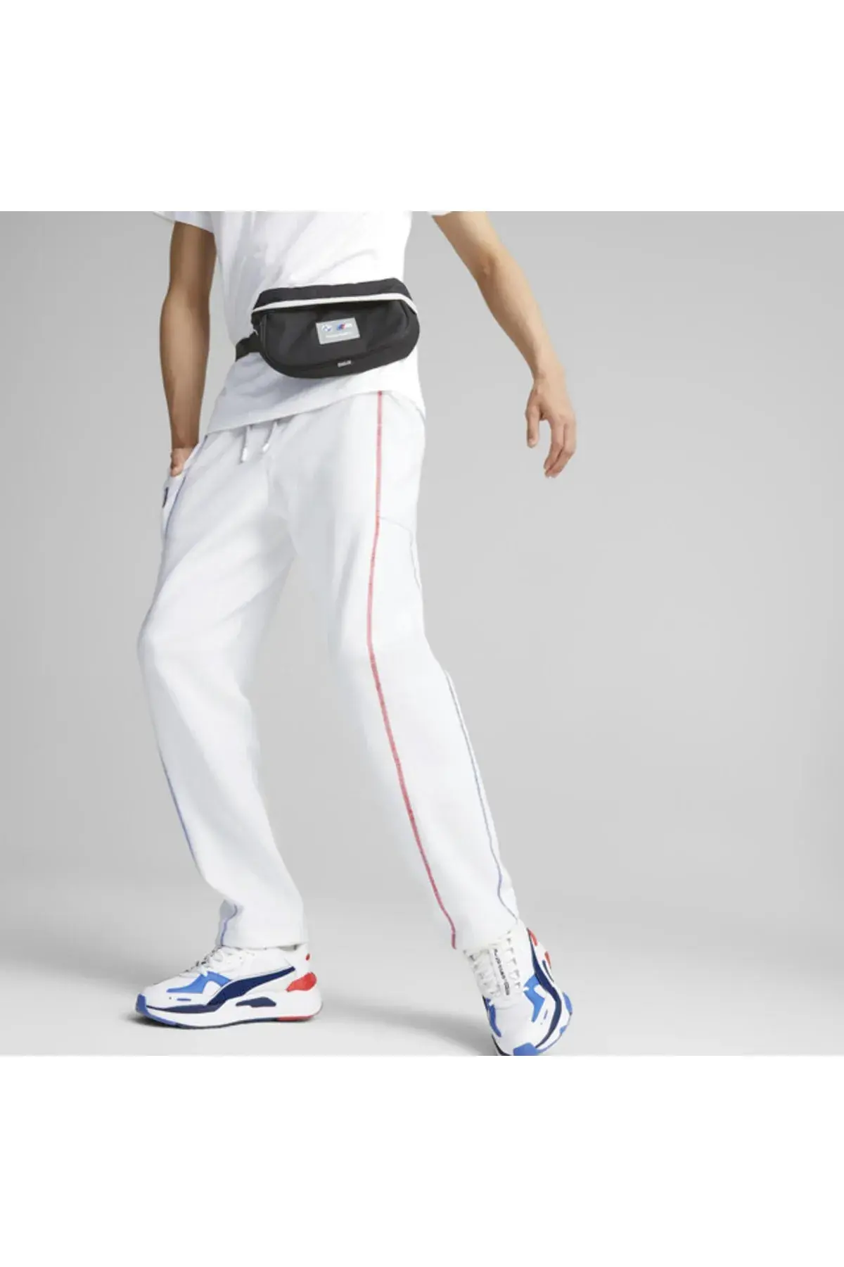 Puma BMW M Motorsport Erkek Siyah Bel Çantası
