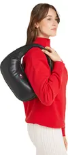 Tommy Hilfiger TJW PILLOW SHOULDER, BDS Siyah Kadın Çanta & Cüzdan