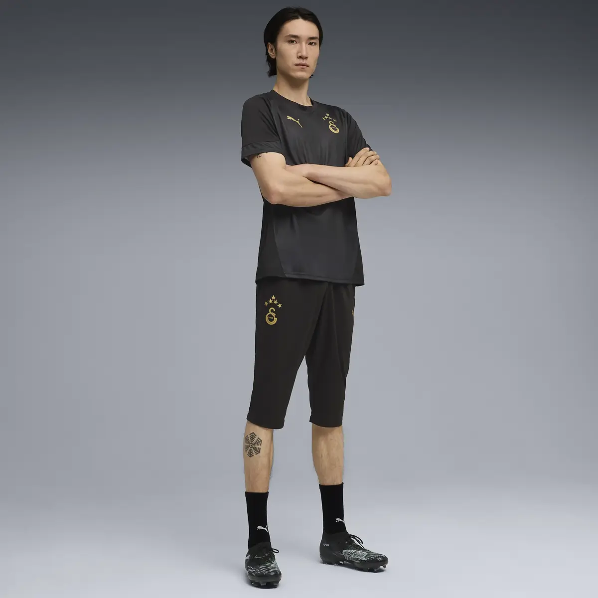 PUMA GSK Training 3/4 Pants Erkek Siyah Şort