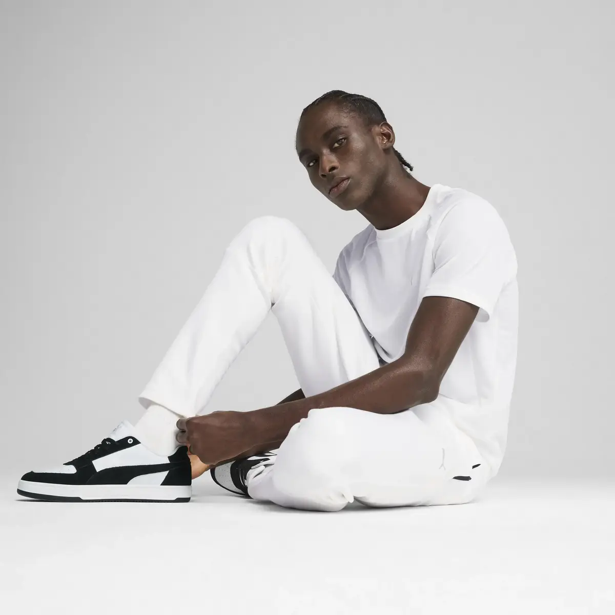 PUMA EVOSTRIPE Tee Beyaz Erkek T-Shirt