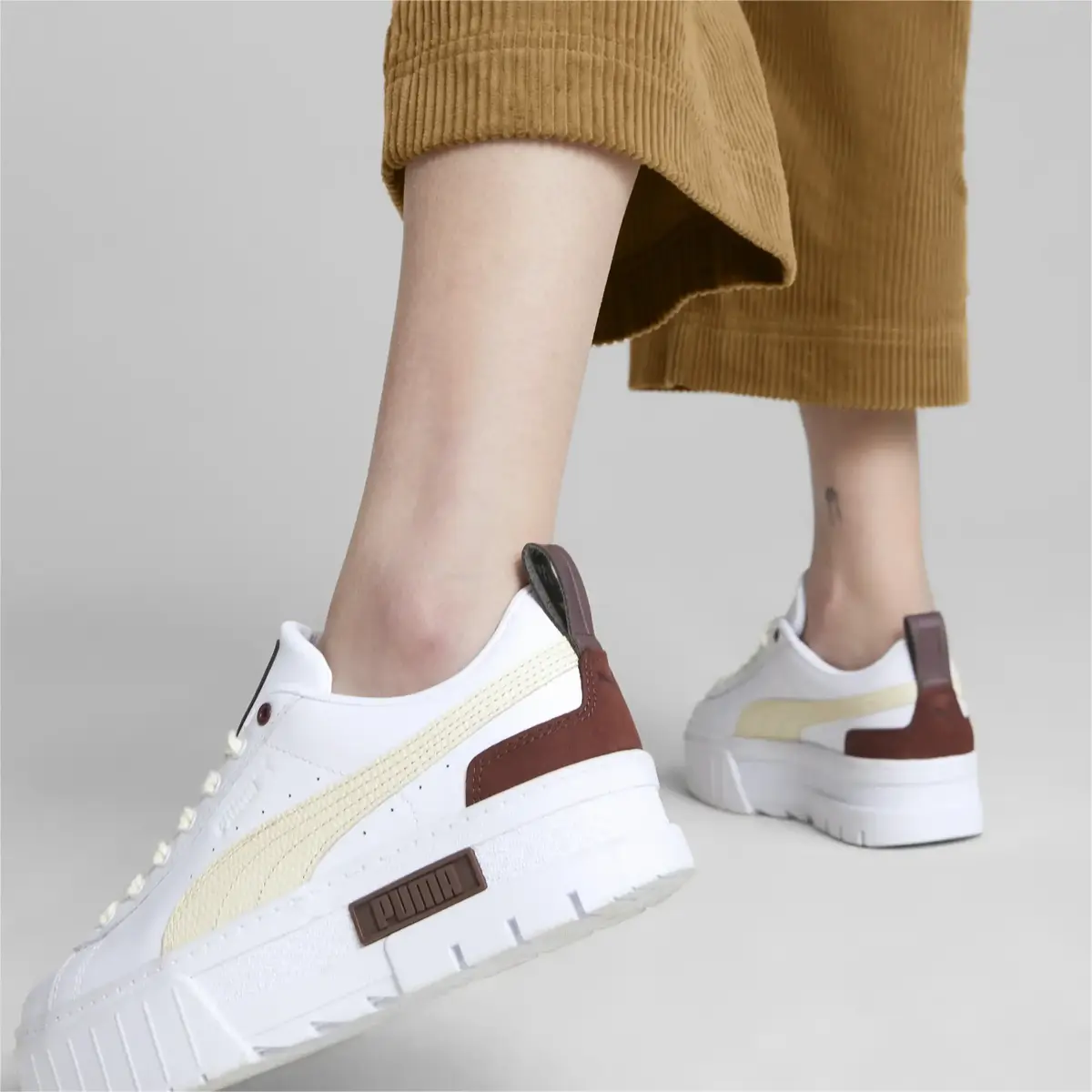 Puma Mayze Luxe Wns Beyaz Kadın Günlük Spor Ayakkabı
