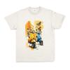 24-7 Two Scooters Beyaz Baskılı Erkek T-Shirt
