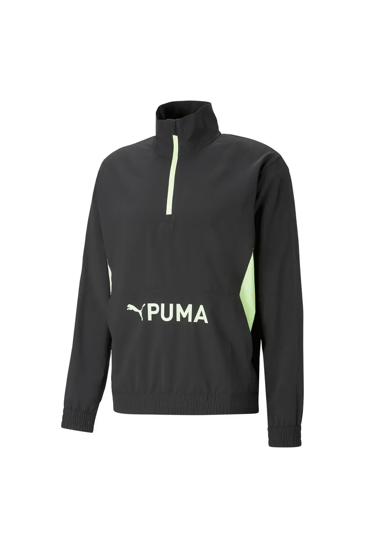 Puma Fit Heritage Woven 1/2 Zip Siyah Erkek Fermuarlı Sweatshirt