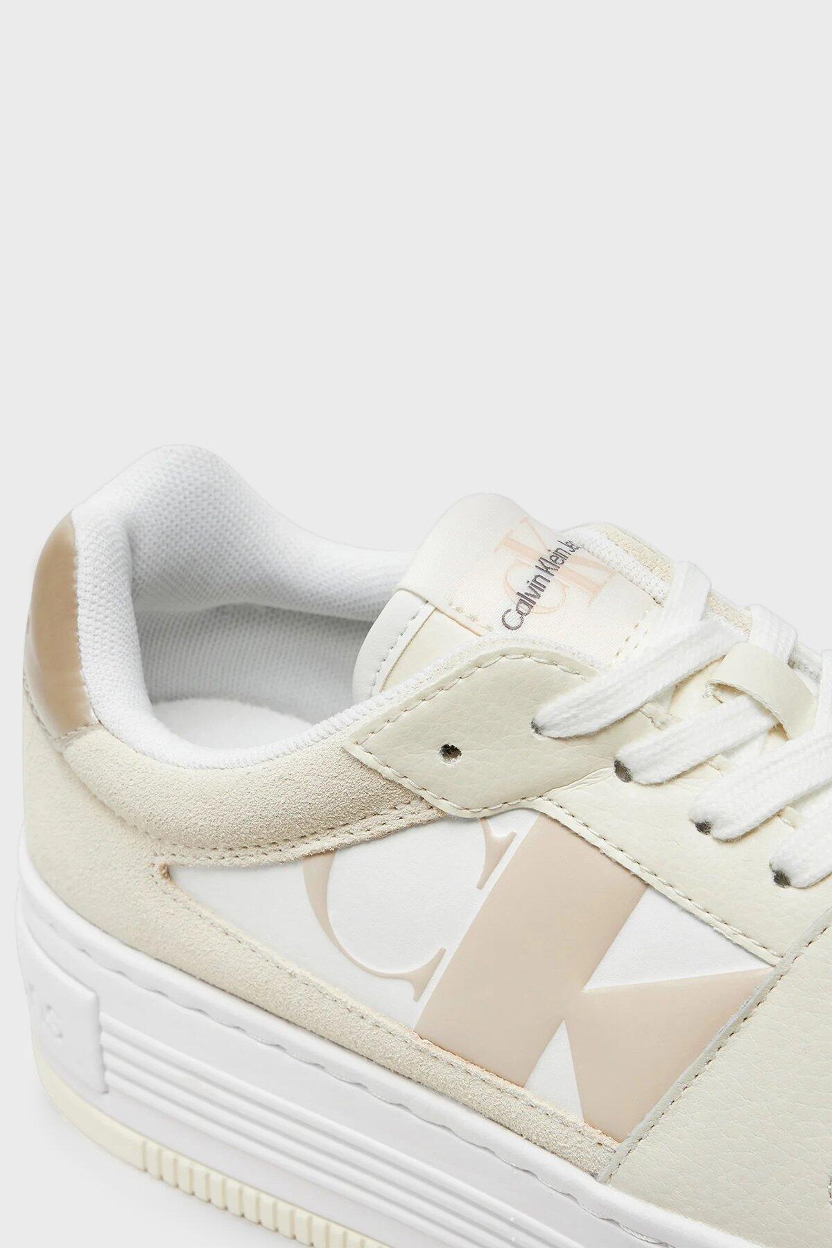 Calvin Klein BOLD PLATF LOW LACE Bej Kadın Spor Ayakkabı & Sneaker