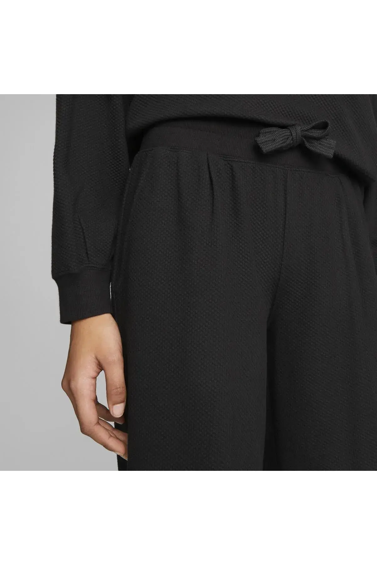 Puma HER High Waist Straight Pants Siyah Kadın Eşofman Altı