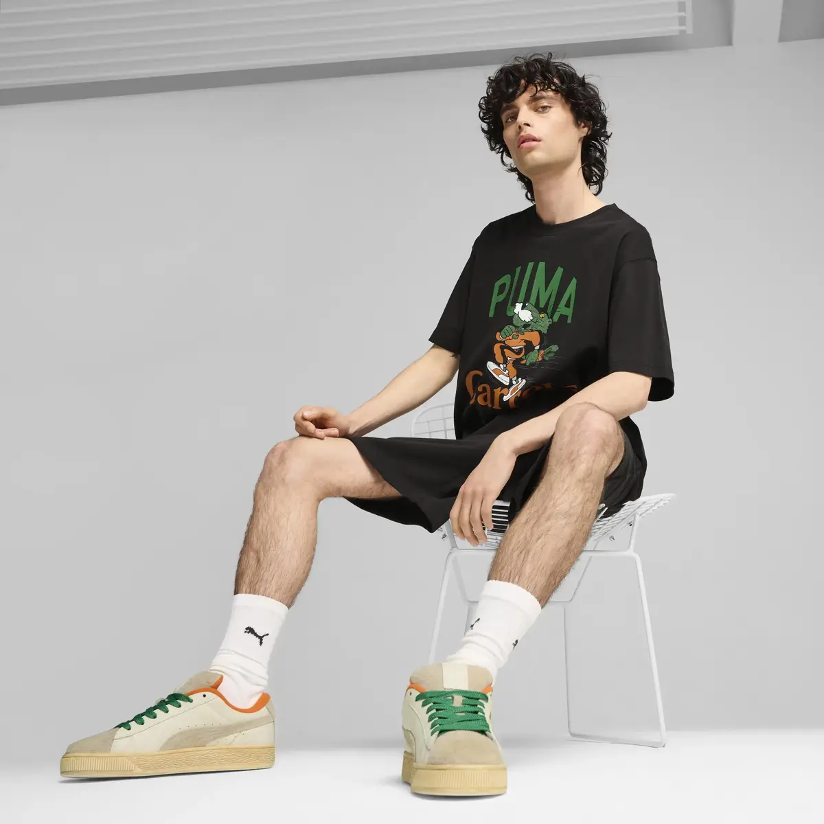Puma X CARROTS Graphic Tee Siyah Erkek T-Shirt