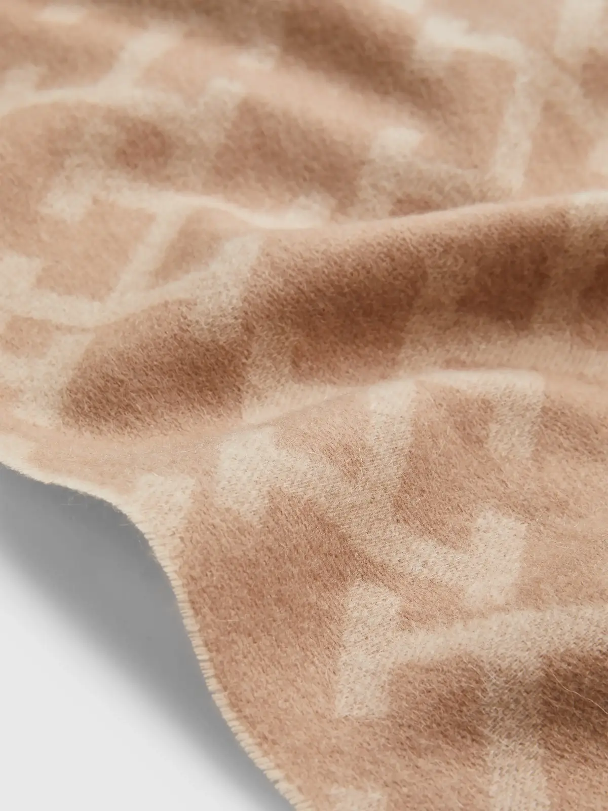 Tommy Hilfiger TH MONOGRAM SCARF Erkek Kahverengi Atkı