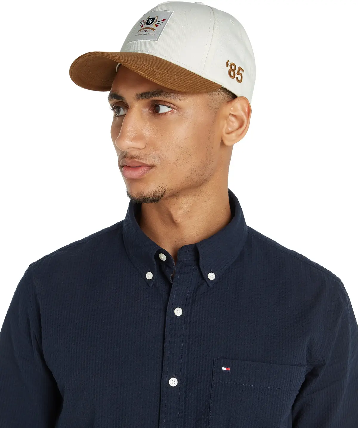 Tommy Hilfiger TH SEASONAL PREPPY L, YA8 Krem Erkek Şapka