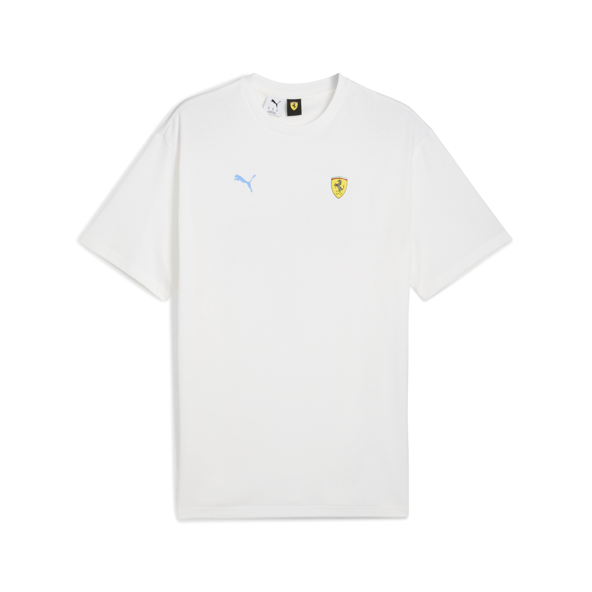 Puma Ferrari Miami Graphic Tee Beyaz Erkek T-Shirt