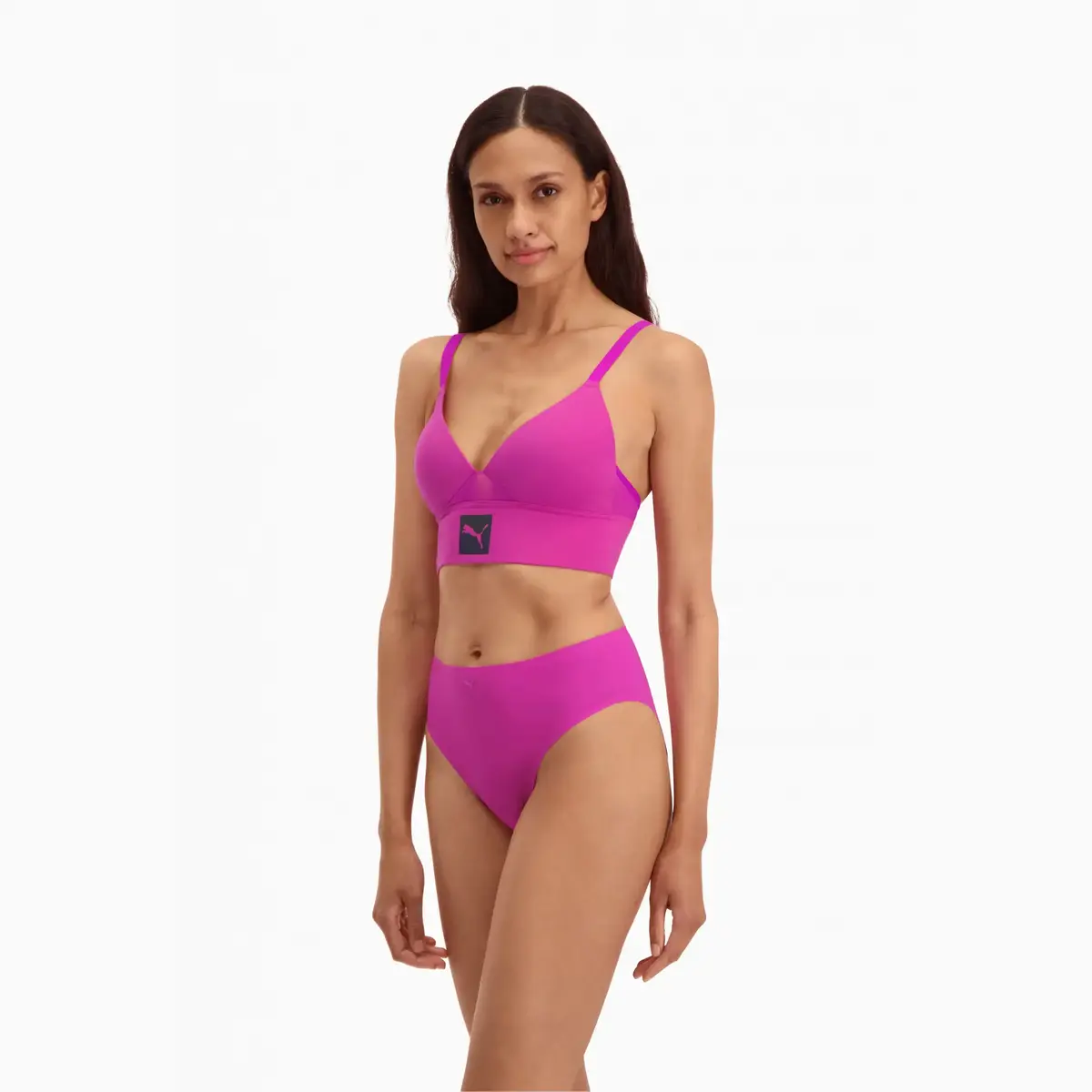 Puma PUMA WOMEN PADDED LONGLINE BRALETTE 1P p Pembe Kadın Bralet