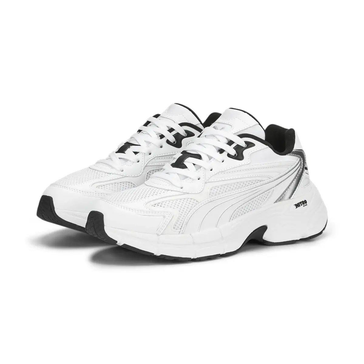 Puma Teveris Nitro Metallic Wns PUMA Beyaz Kadın Günlük Spor Ayakkabı