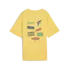 PUMA WARDROBE ESS Graphic Tee Sarı Kadın T-Shirt