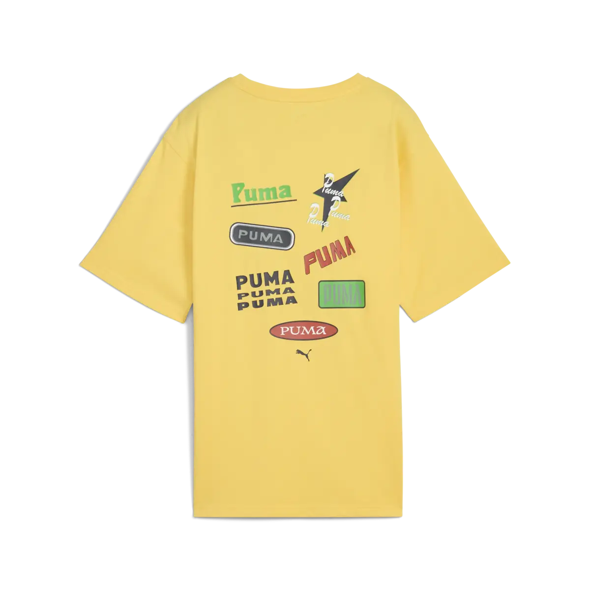 PUMA WARDROBE ESS Graphic Tee Sarı Kadın T-Shirt