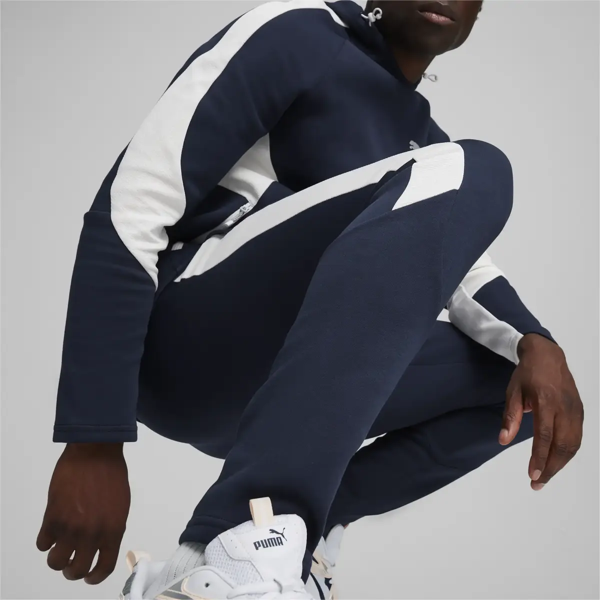 Puma EVOSTRIPE Pants DK Lacivert Erkek Eşofman Altı