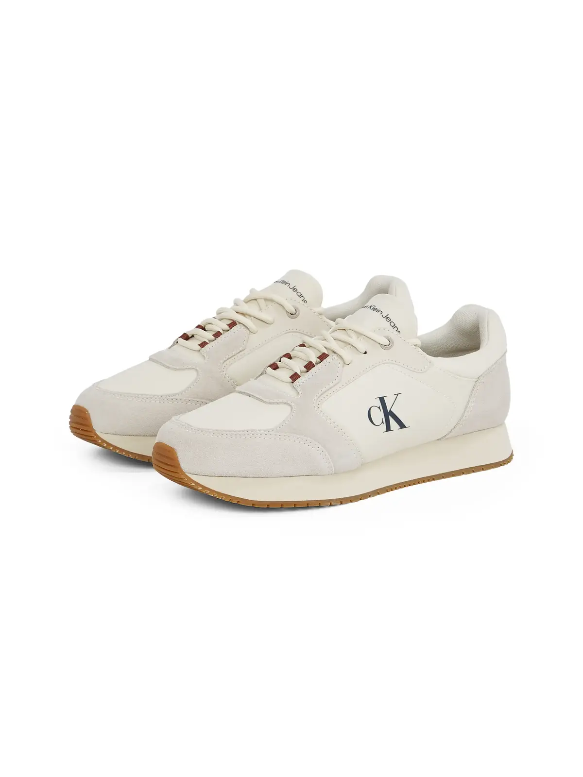 Calvin Klein RUNNER SOCK LACEUP W Bej Erkek Spor Ayakkabı & Sneaker