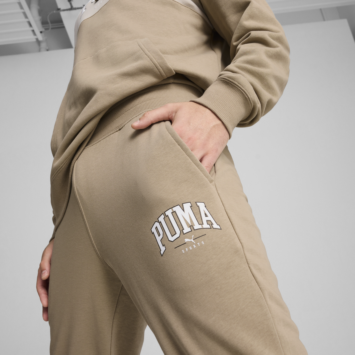 Puma PUMA SQUAD Sweatpants Bej Erkek Eşofman Altı