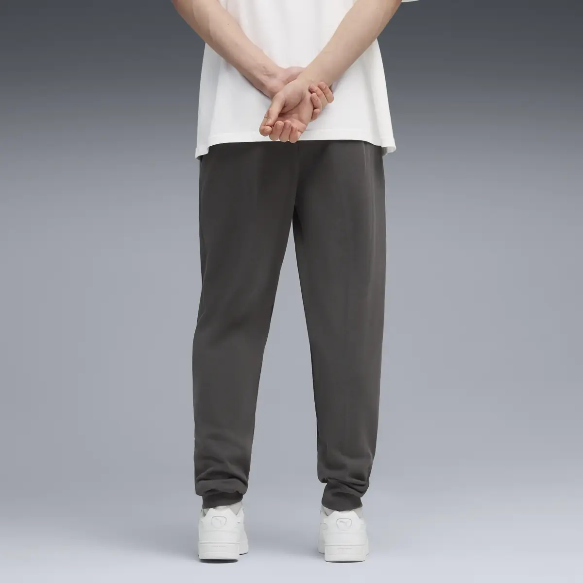 PUMA ESS ELEVATED Pants Erkek Gri Eşofman Alt