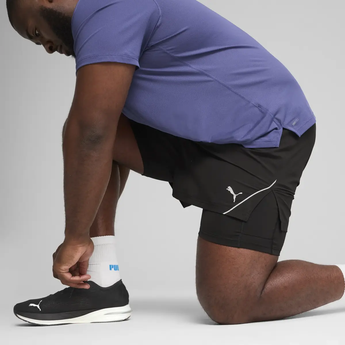 PUMA EVERYDAY UW 2IN1 5 SHORT M Siyah Erkek Şort