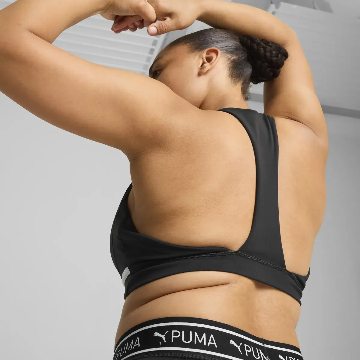Puma 4KEEPS CLOUDSPUN BRA Siyah Kadın Spor Sütyeni