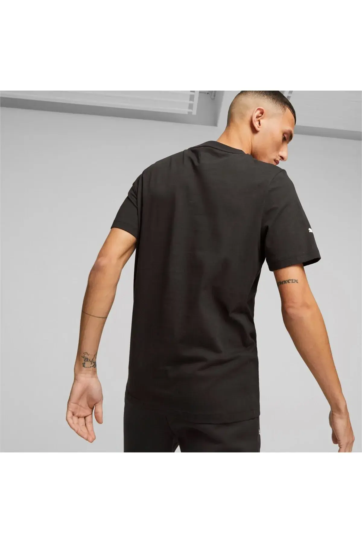Puma MAPF1 ESS Logo Tee Siyah Erkek T-Shirt