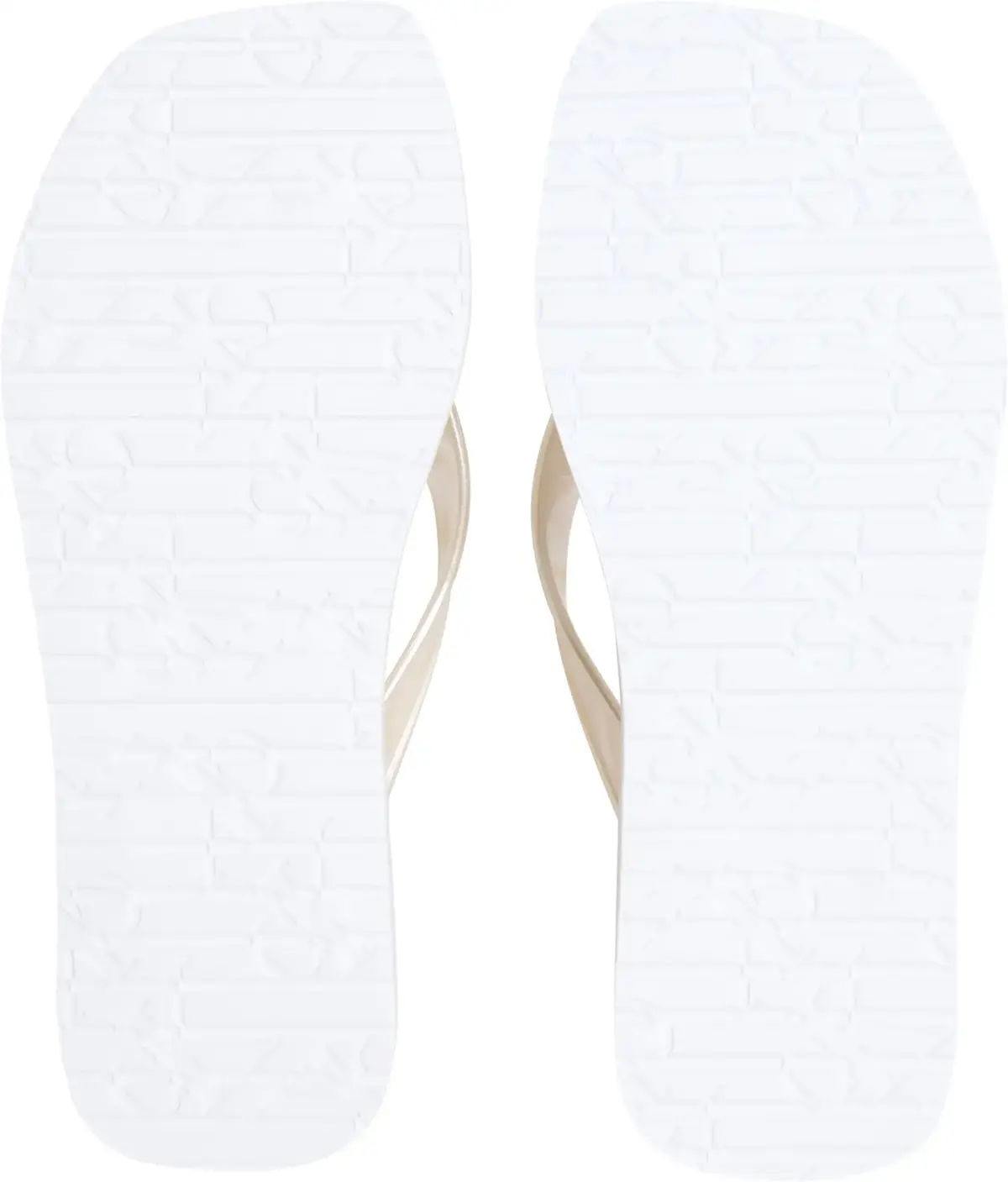 Calvin Klein THONG+ TPU METALLIC, ACF Beyaz Kadın Terlik