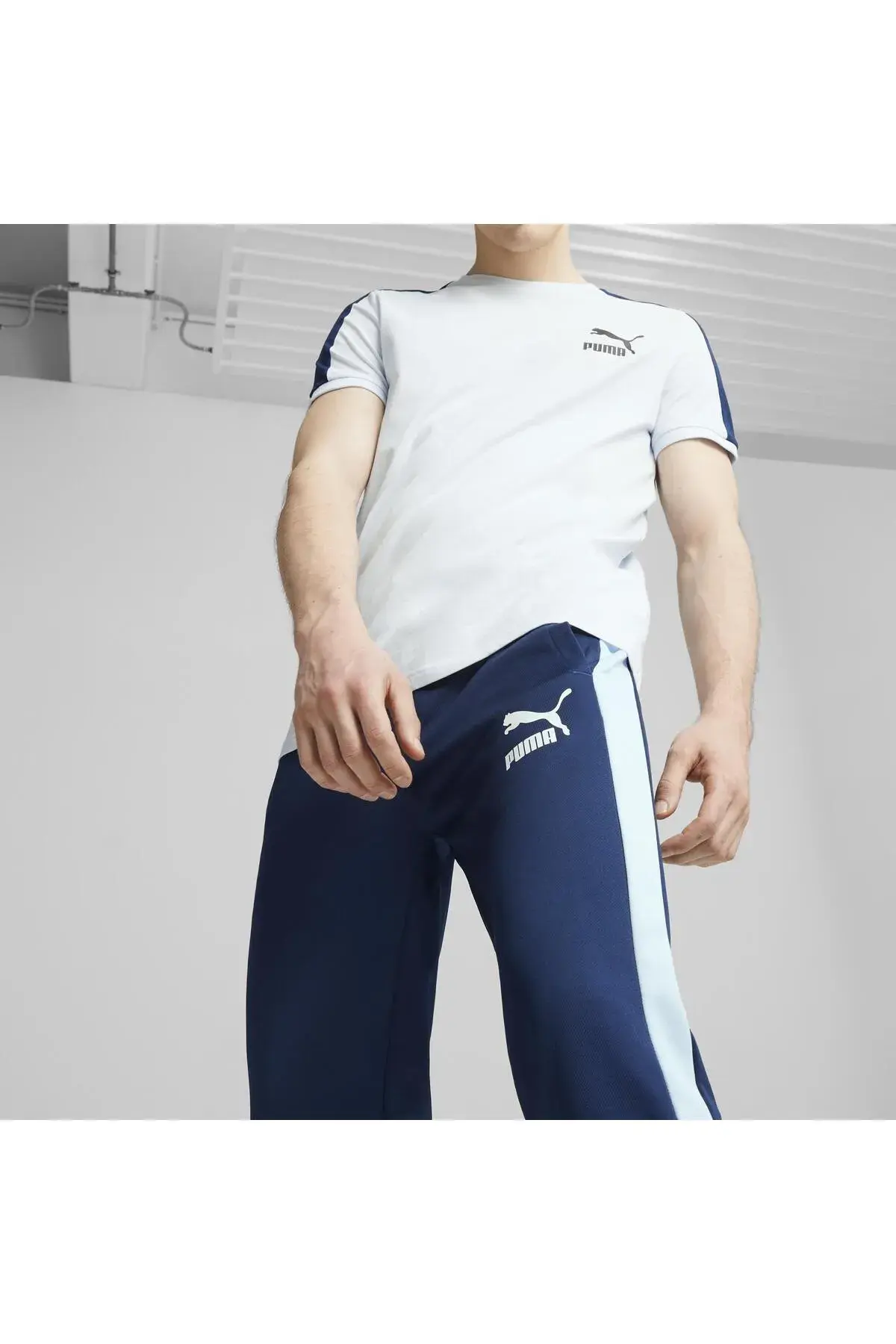 Puma T7 ICONIC Track Pants (s) PT Mavi Erkek Eşofman Altı