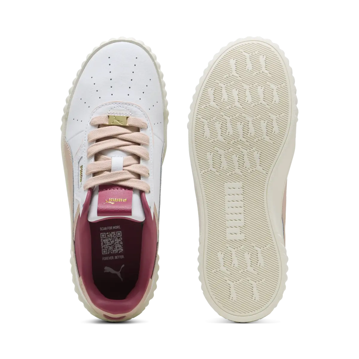 Puma Carina 3.0 Luxe Beyaz Kadın Spor Ayakkabı
