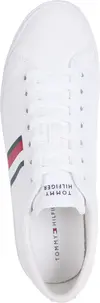 Tommy Hilfiger TH HI VULC LOW CORE, YBS Beyaz Erkek Spor Ayakkabı & Sneaker