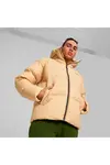 Puma Hooded Ultra Down Puffer Jacket Bej Erkek Kapüşonlu Şişme Mont