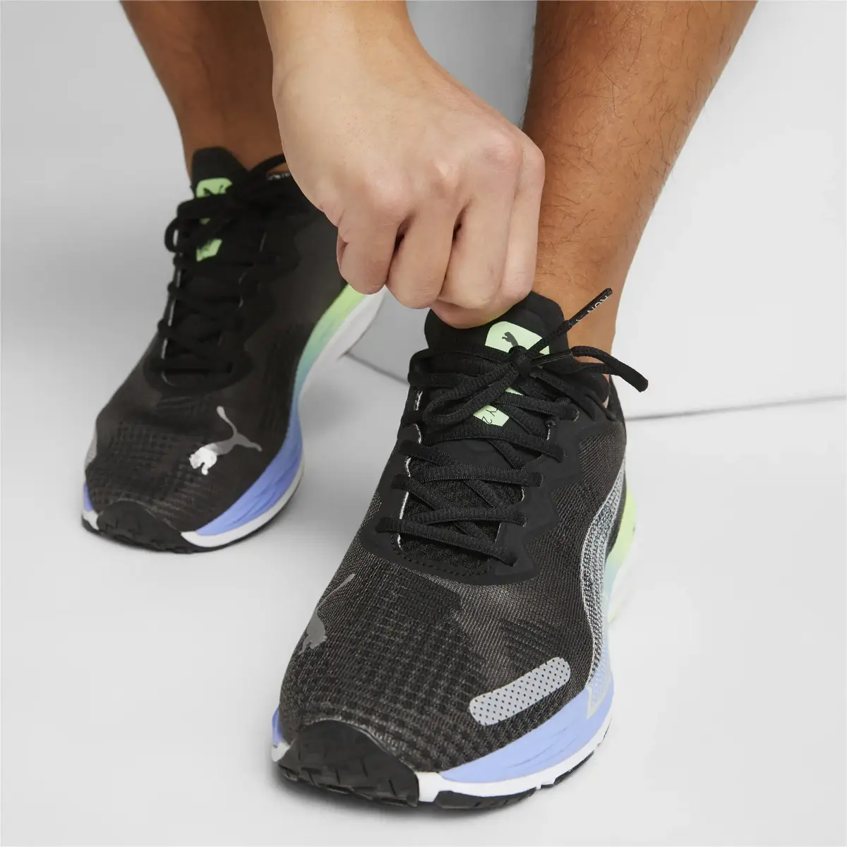Puma Velocity Nitro 2 Fade Siyah Erkek Koşu Ayakkabısı