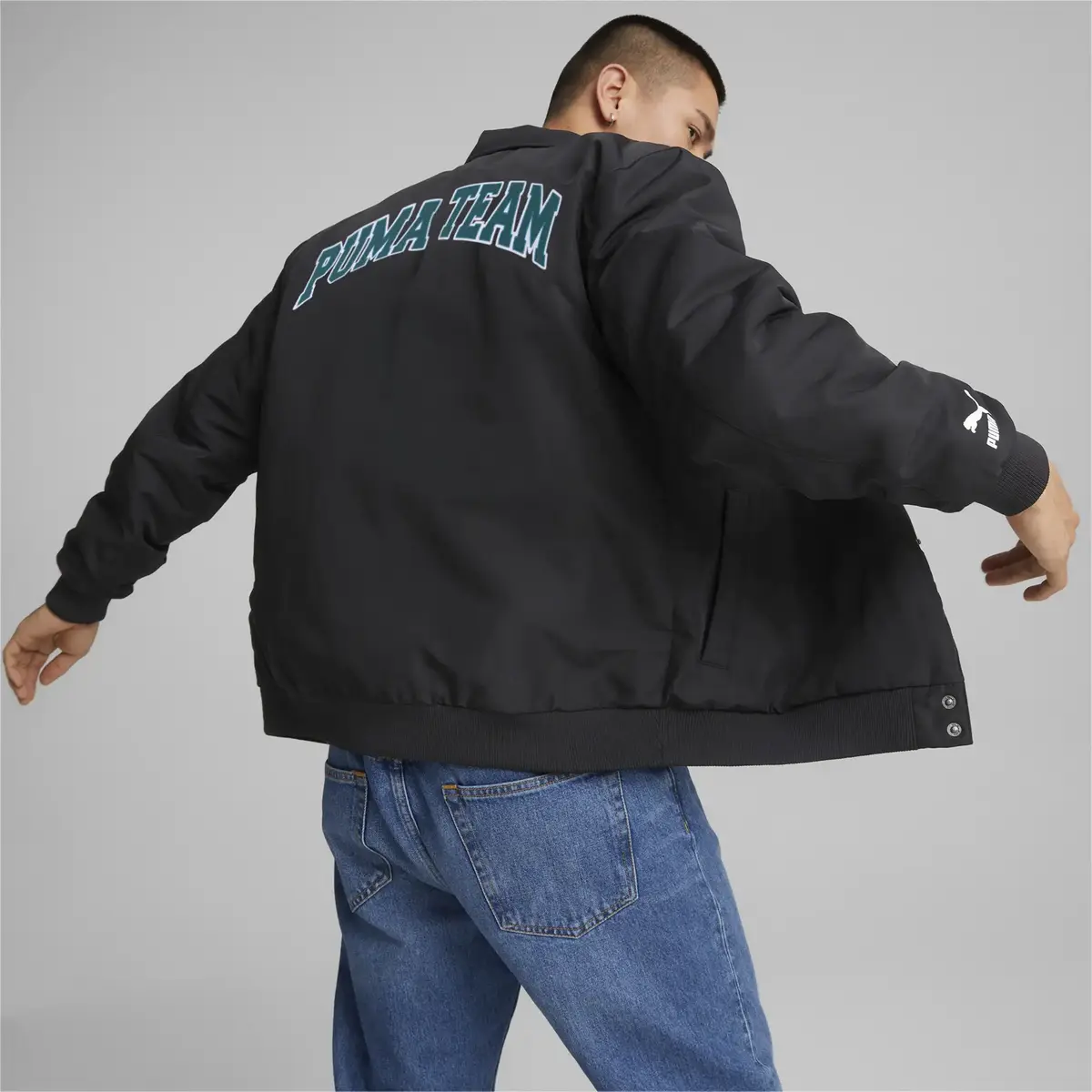 Puma Team Bomber Jacket Siyah Erkek Ceket