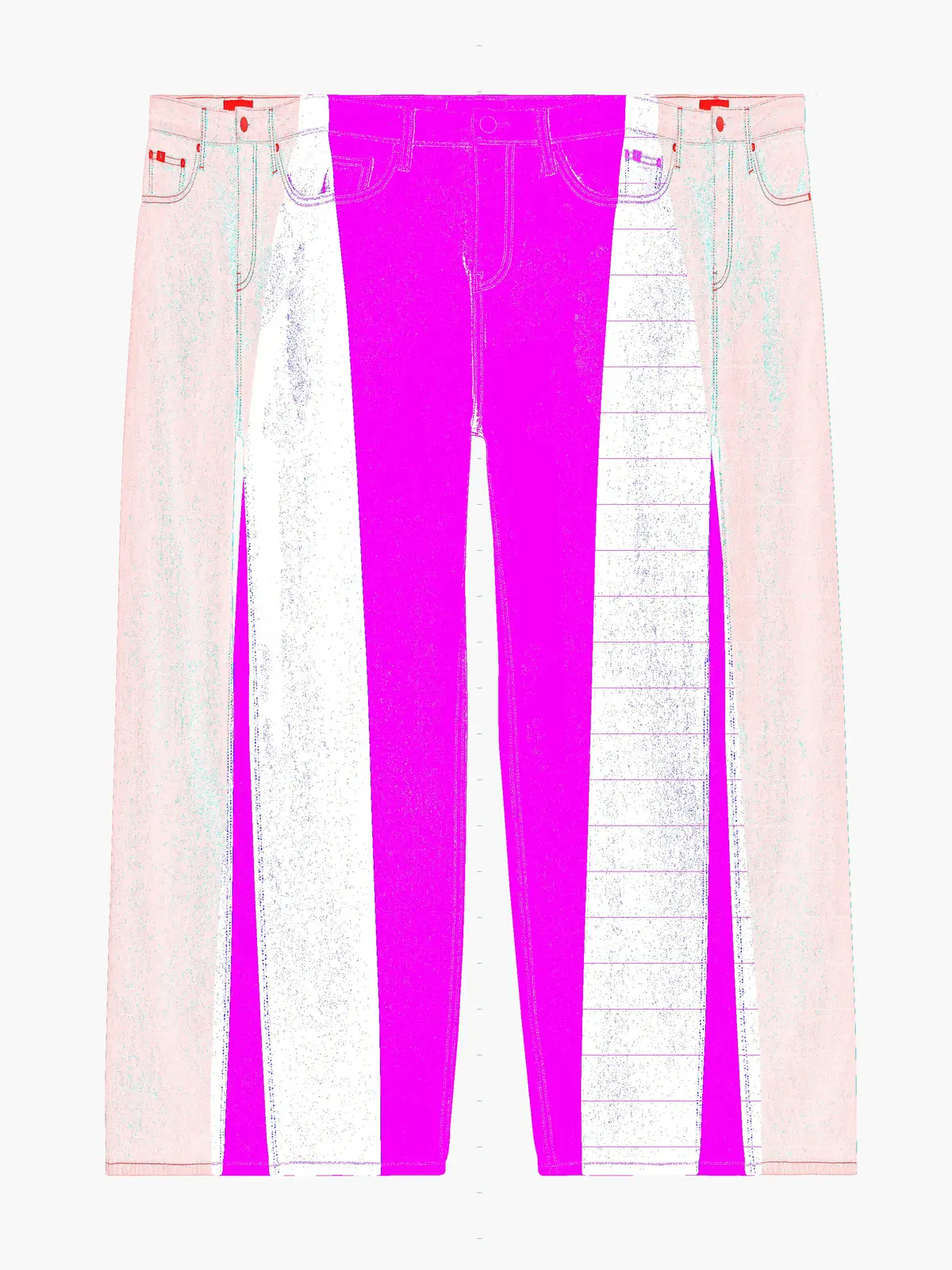 Calvin Klein HIGH RISE RELAXED Kadın Siyah Kot Pantolon
