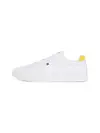 Tommy Hilfiger ICON COURT PINPERF L Beyaz Erkek Spor Ayakkabı & Sneaker