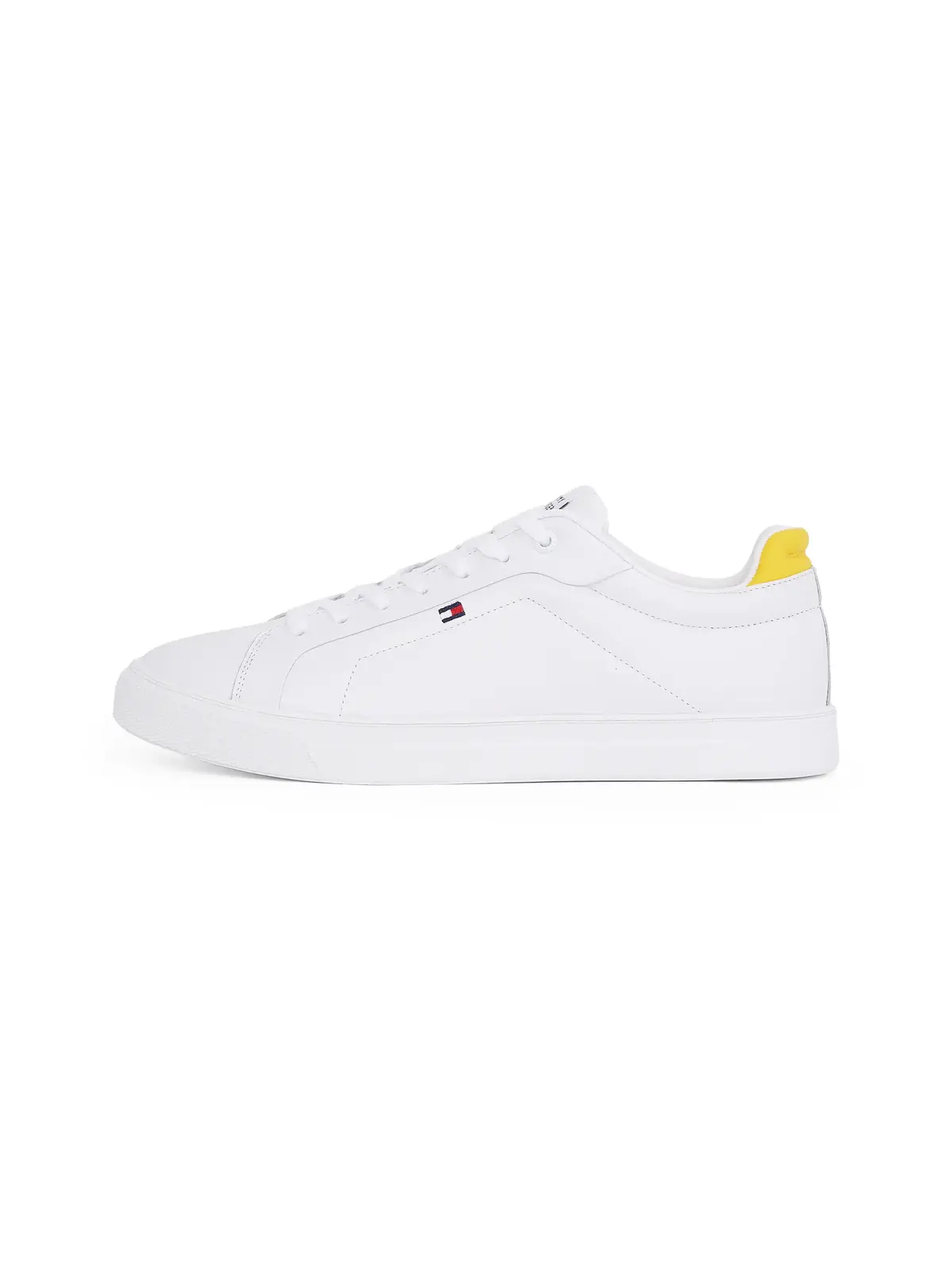 Tommy Hilfiger ICON COURT PINPERF L Beyaz Erkek Spor Ayakkabı & Sneaker
