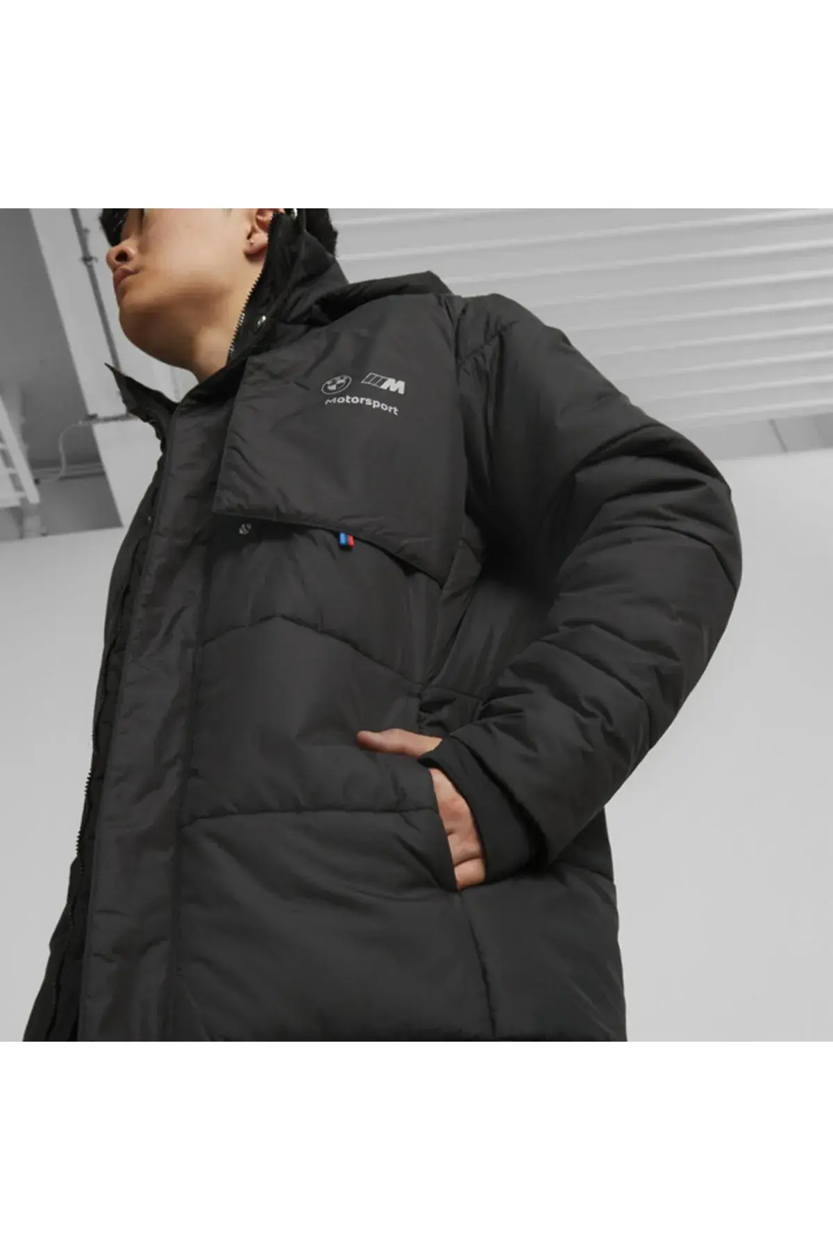 Puma Bmw Mms Life Winter Jacket Siyah Erkek Şişme Mont