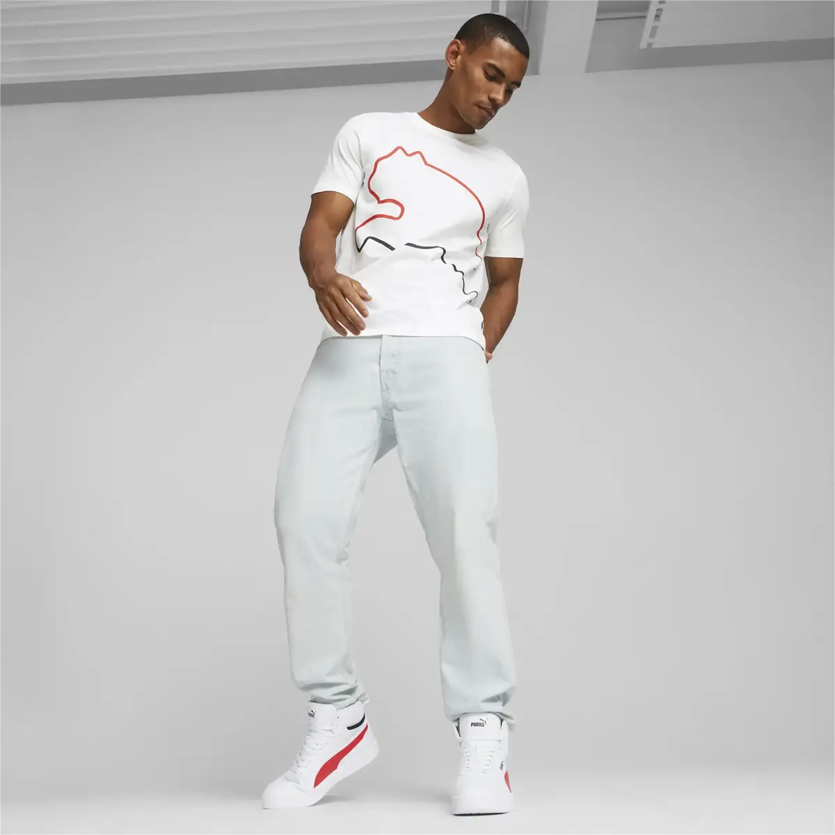 puma Puma Caven 2.0 Mid Beyaz Unisex Günlük Spor Ayakkabı