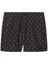 Calvin Klein MEDIUM DRAWSTRING CO Siyah Erkek Logolu Deniz Şortu