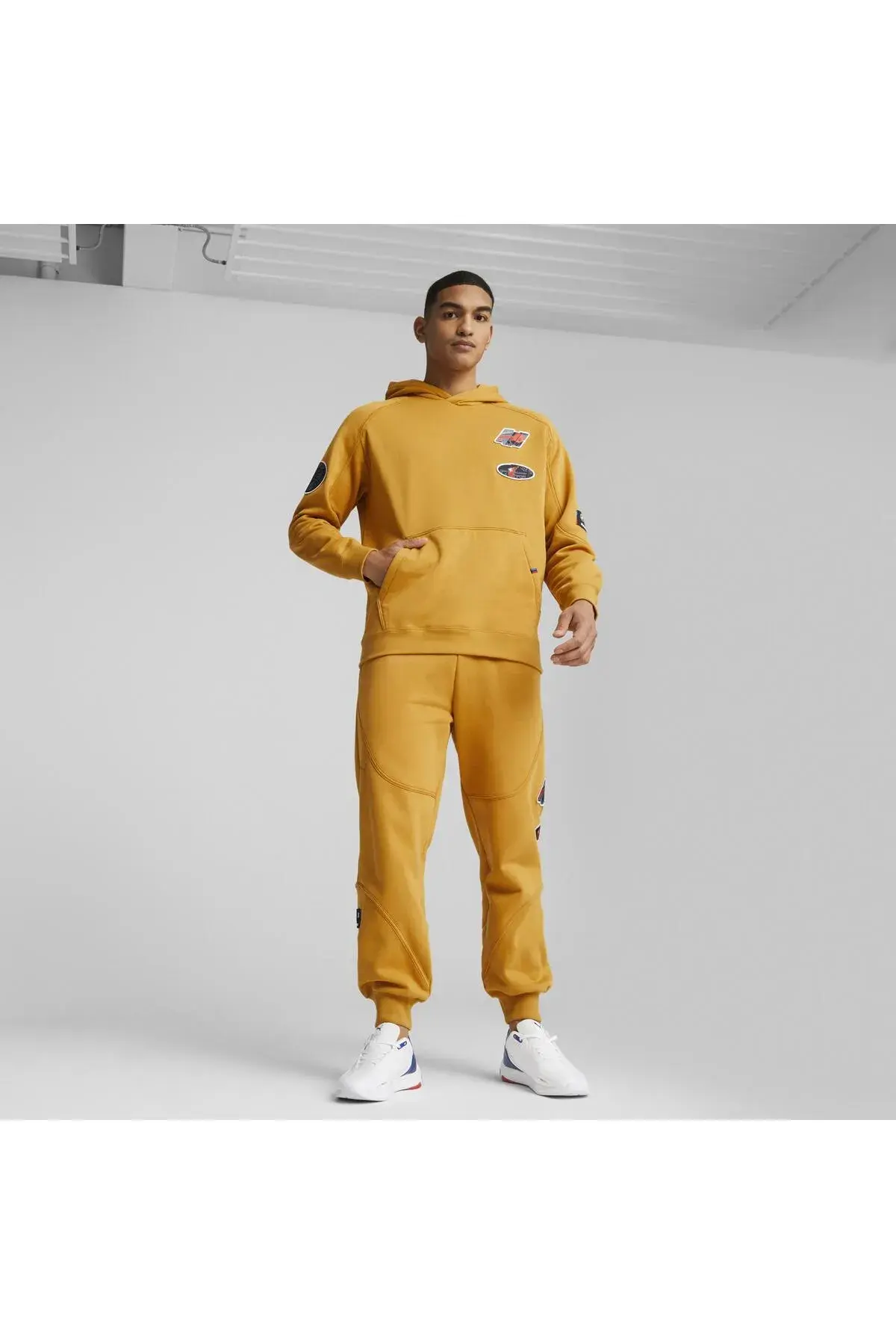 Puma BMW MMS Statement Hoodie Turuncu Erkek Hoodie