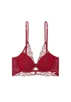Calvin Klein LIGHTLY LINED PLUNGE Kırmızı Kadın Sütyen