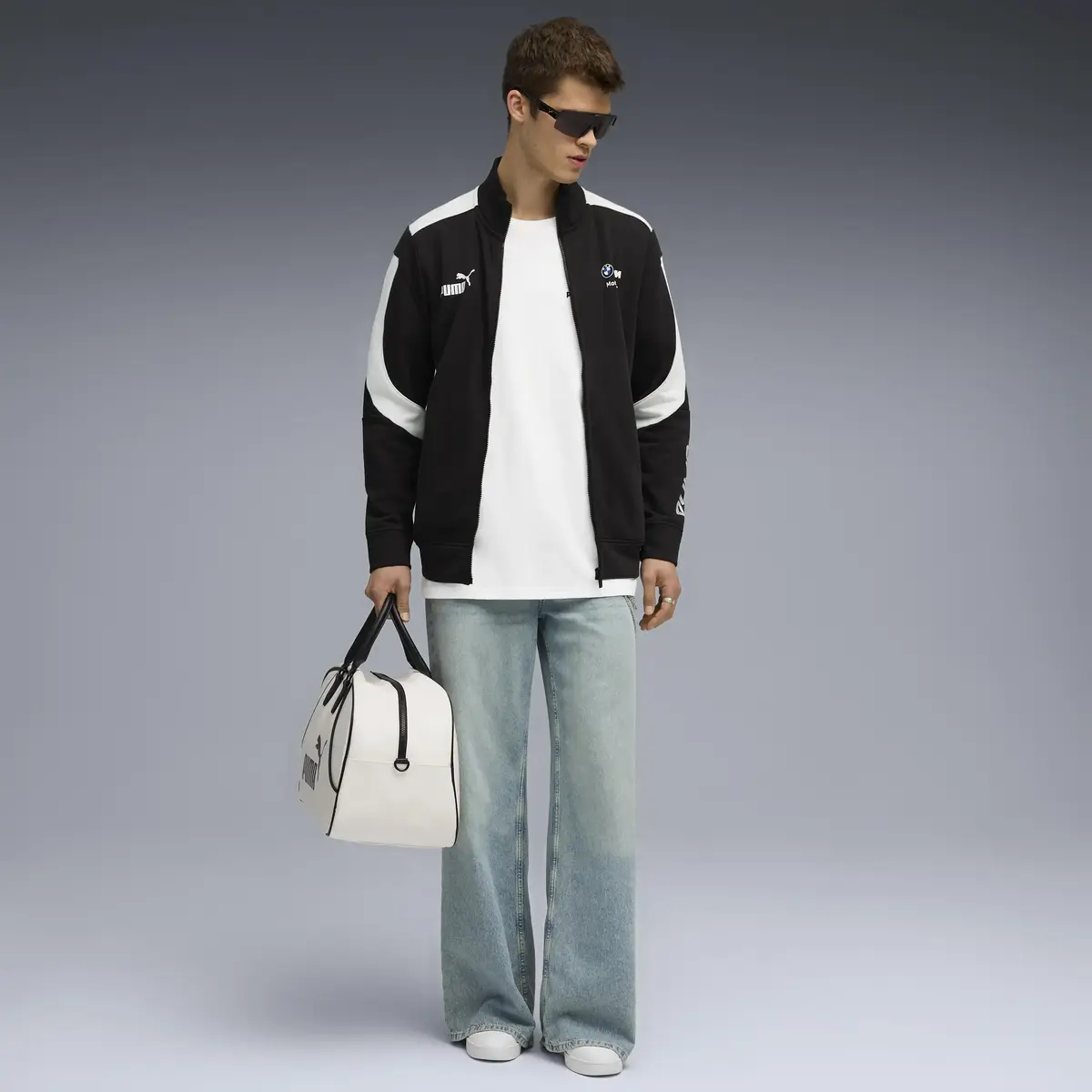 Puma BMW MMS MT7+ SWEAT JACKET Siyah Erkek Fermuarlı Üst