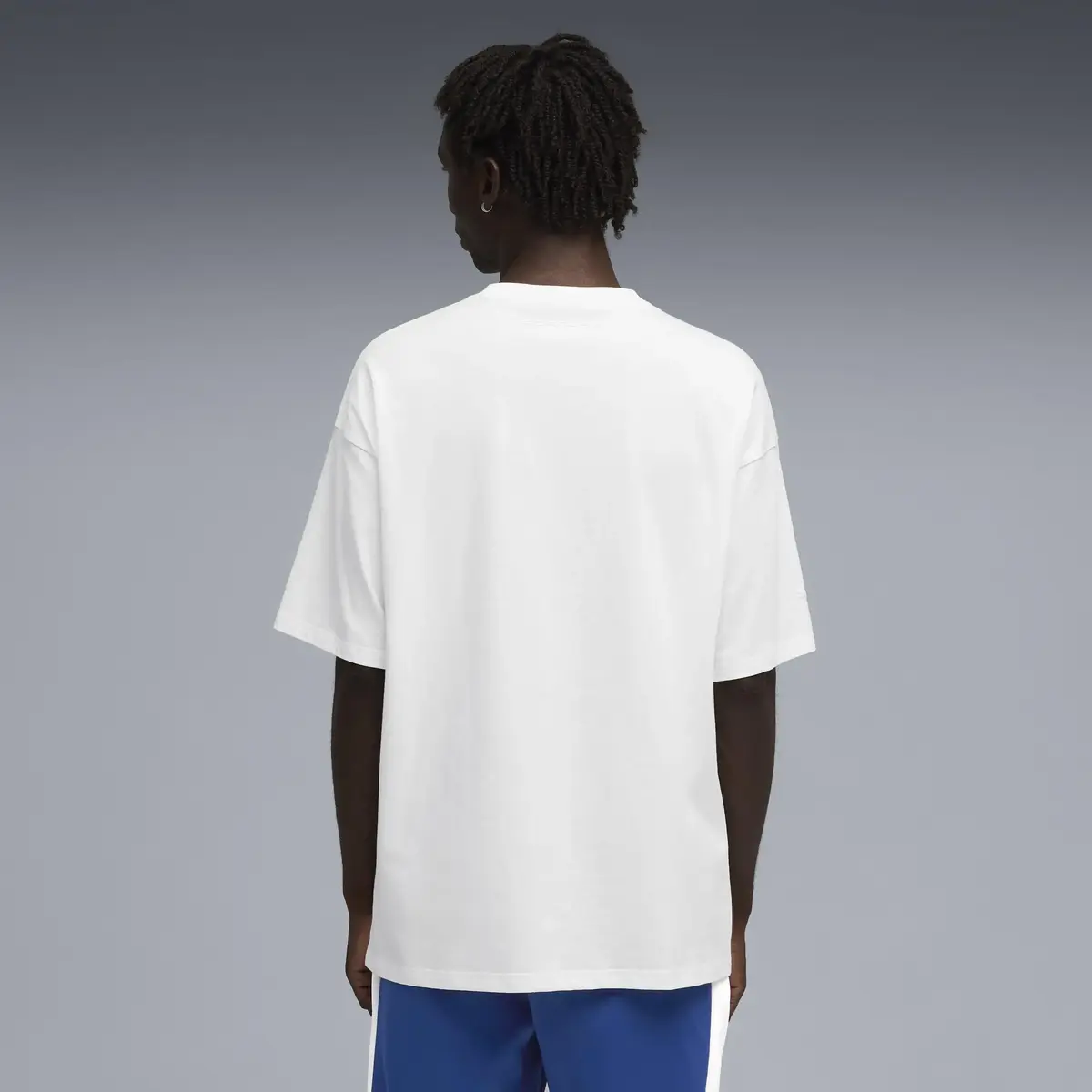 Puma PL ESS Tee Beyaz Erkek T-Shirt