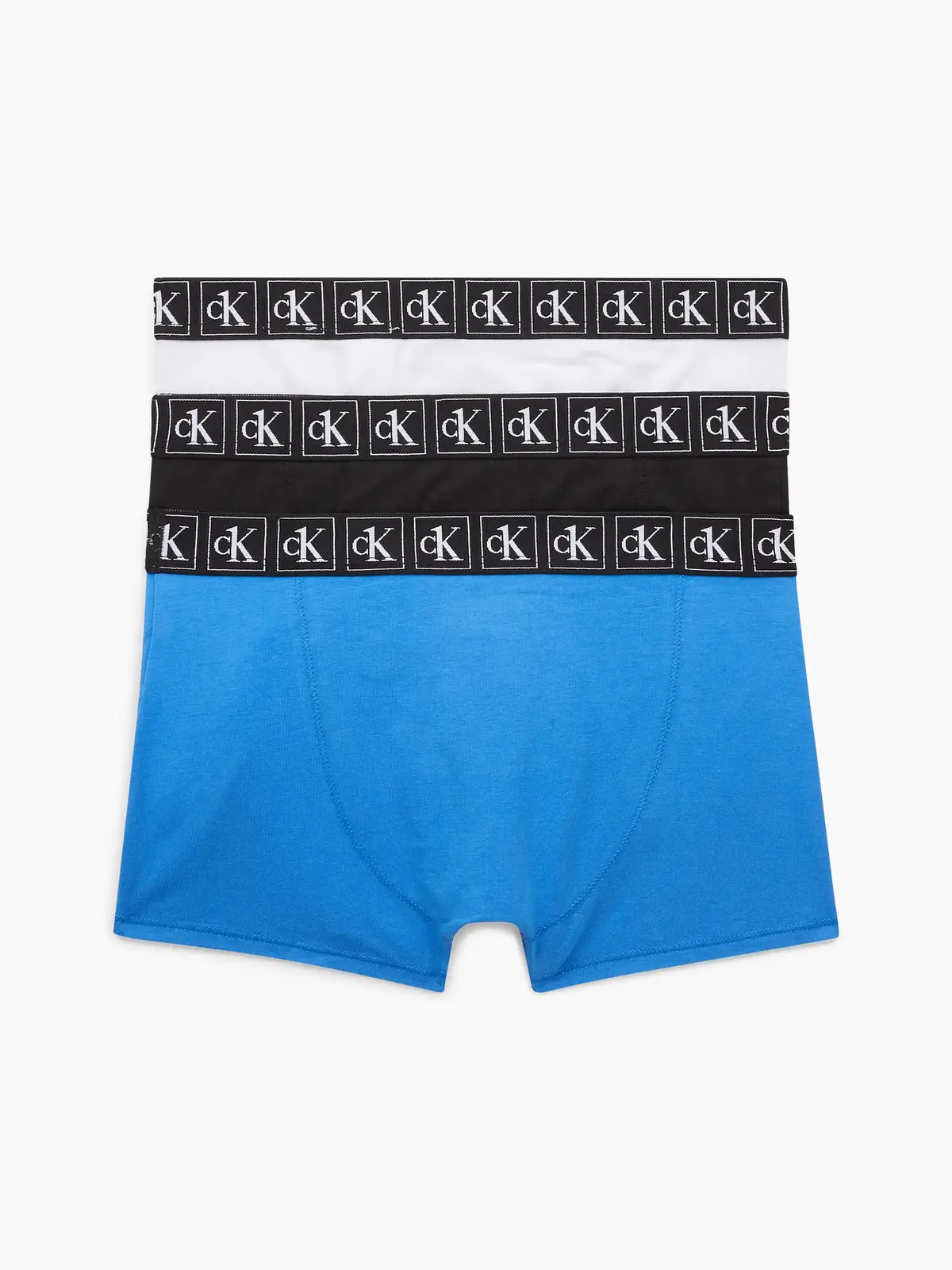 Calvin Klein 3PK TRUNK Erkek Mavi Boxer Set