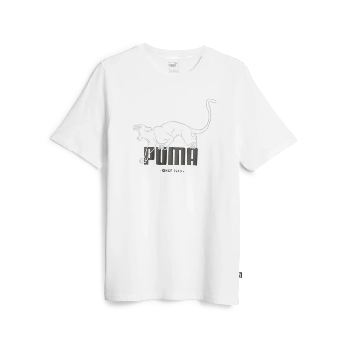 Puma GRAPHICS Animal Tee Beyaz Erkek T-Shirt & Polo
