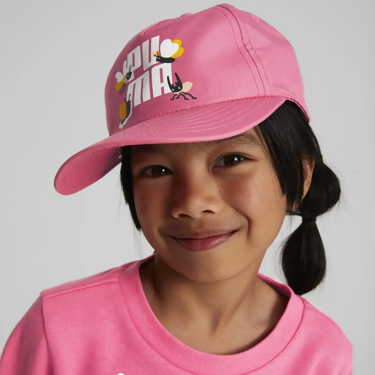 Puma Small World Pinch Panel Cap Pembe Çocuk Şapka