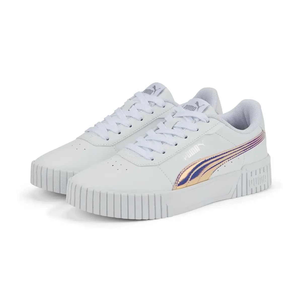 Puma Carina 2.0 Holo Jr Unisex Beyaz Günlük Spor Ayakkabı