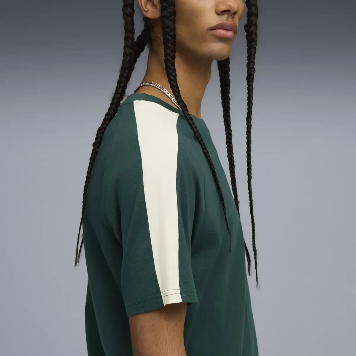 Puma T7 Tee Yeşil Erkek T-Shirt