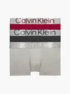 Calvin Klein TRUNK 3PK Erkek Gri Boxer Set
