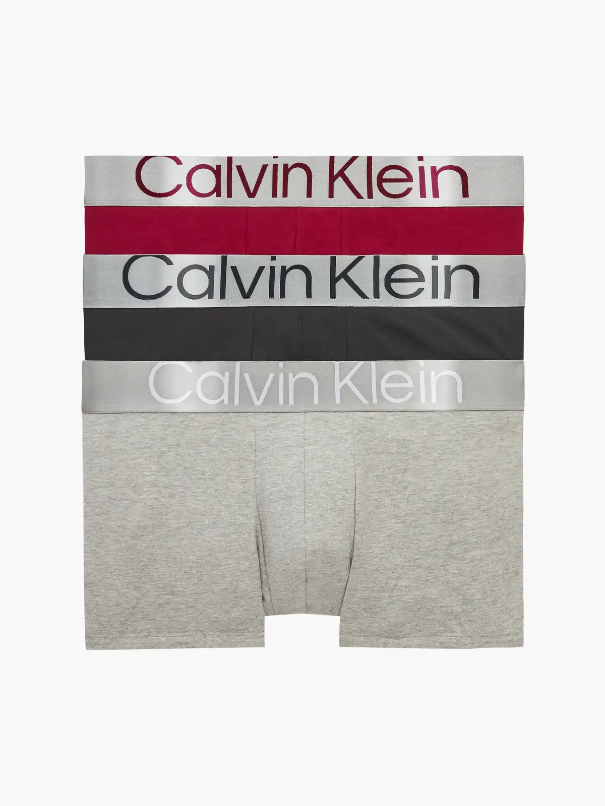 Calvin Klein TRUNK 3PK Erkek Gri Boxer Set