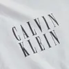 Calvin Klein OMBRE TEXT BOX TEE, YAF Beyaz Erkek T-Shirt & Polo